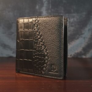 Obsidian Dual Tone Hand Crafted Wallet