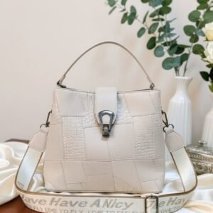 CURATED BY DT- MOONLIGHT PATCHWORK HANDBAG CUM SLING FOR WOMEN (PU)