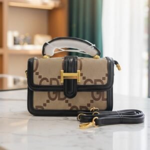 Curated By DT - Empress Box Crossbody Black Sling